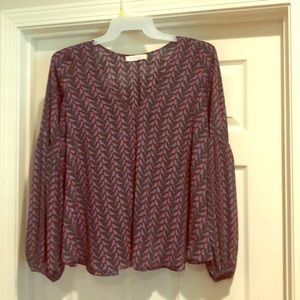 Bell sleeve blouse
